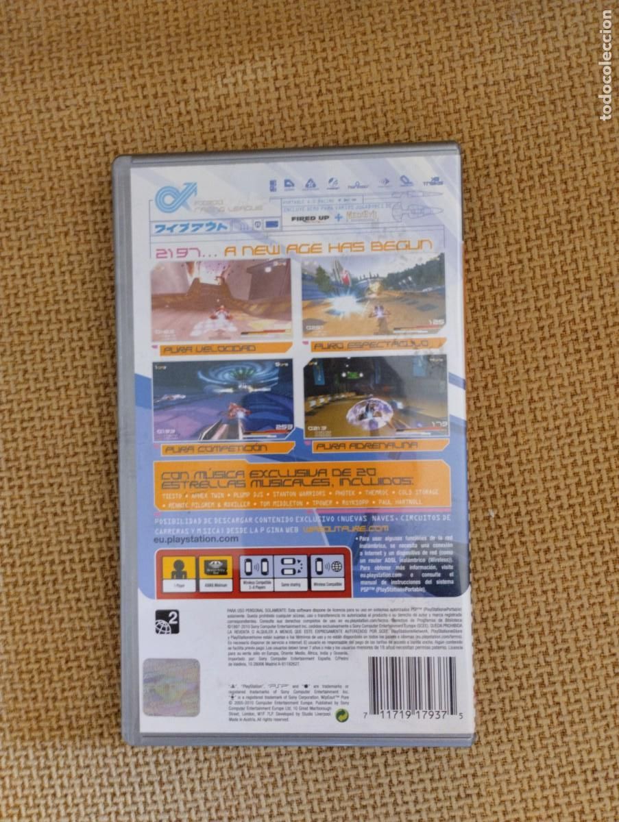 Videojuegos y consolas: Juego PSP WipEout Pure - Foto 2