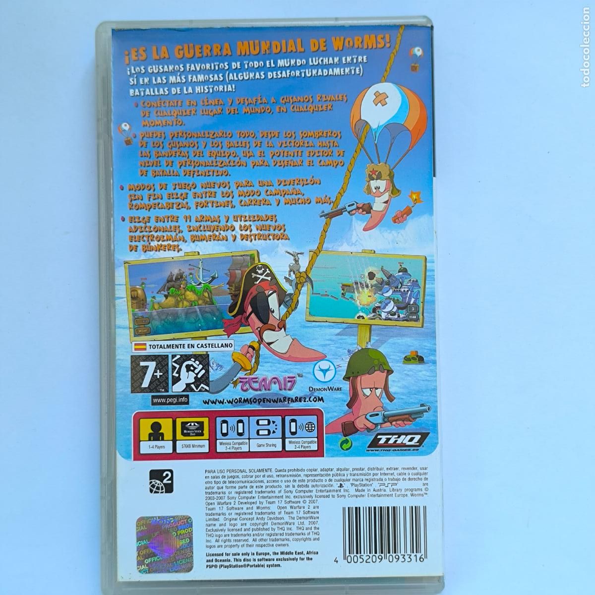 Videojuegos y consolas: JUEGO DE PSP : WORMS , OPEN WARARE 2 . DE SONY - Foto 2