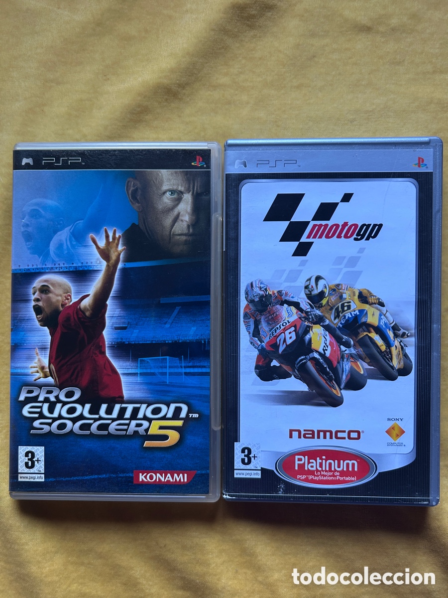 Videojuegos y consolas: Pack Psp PES 5/ Moto Gp - Foto 1