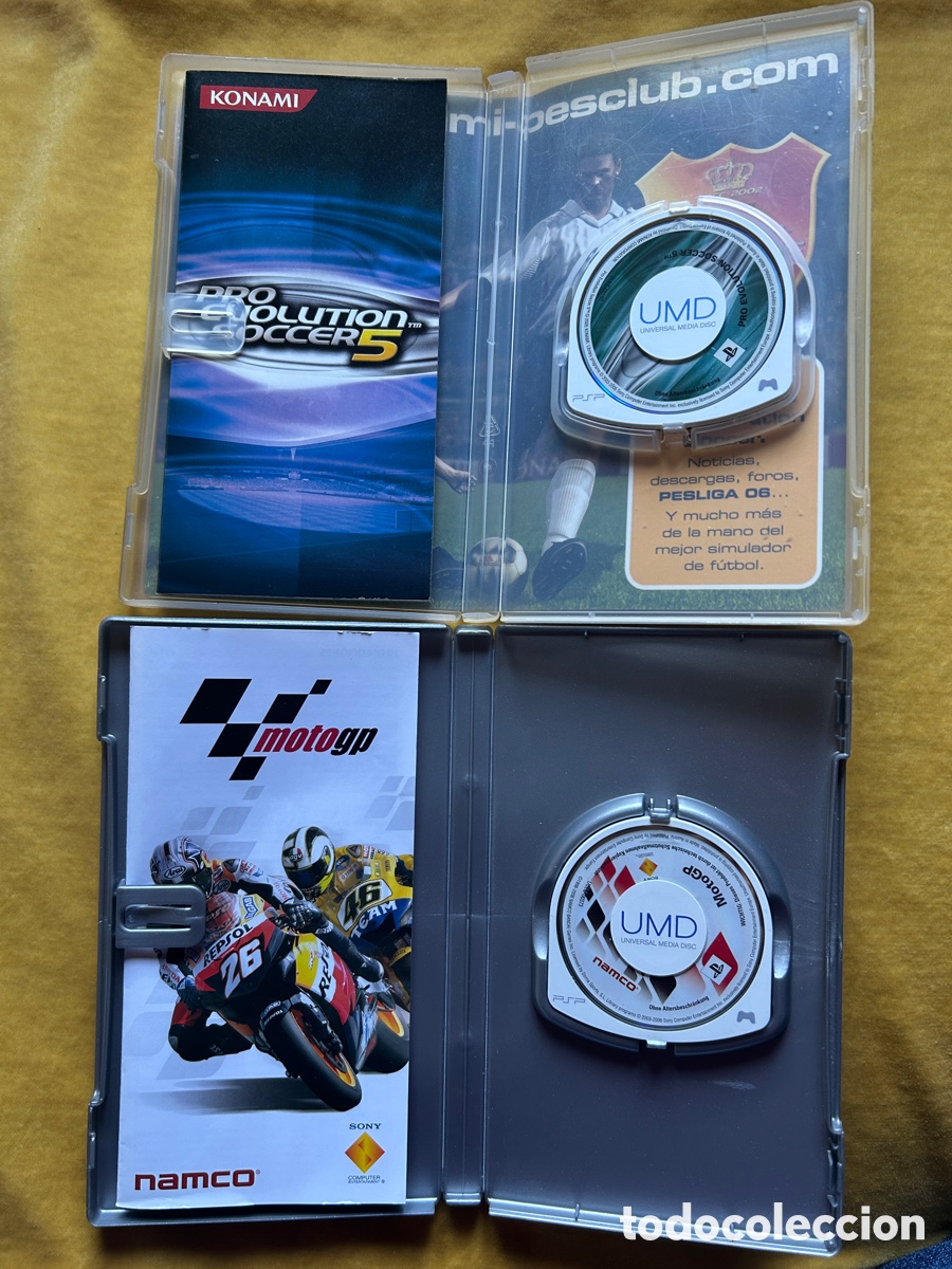 Videojuegos y consolas: Pack Psp PES 5/ Moto Gp - Foto 3