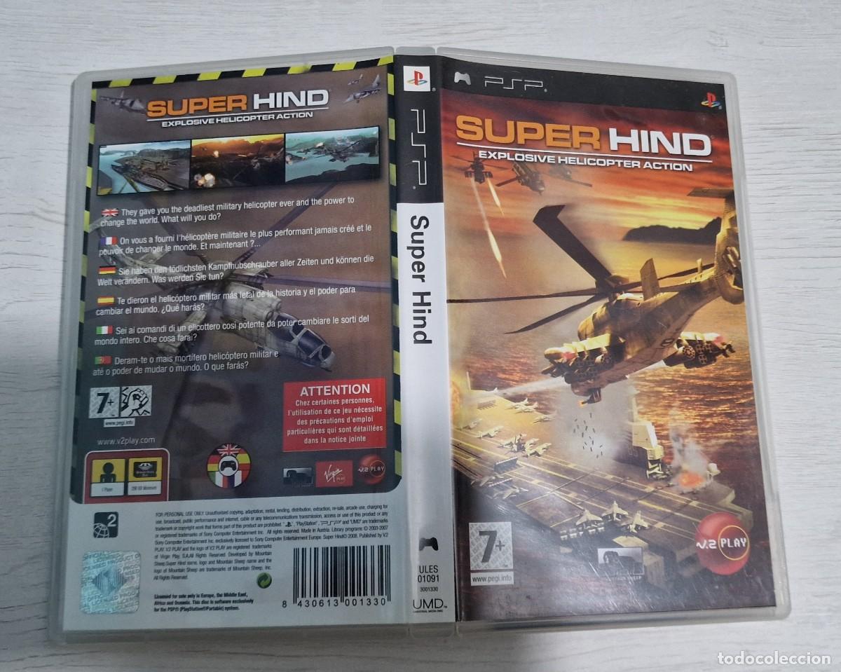 Videojuegos y consolas: Super HIND: Explosive Helicopter Action PSP - Foto 3