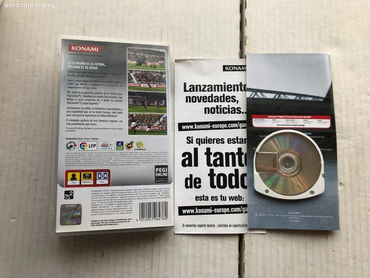 Videojuegos y consolas: PRO EVOLUTION SOCCER 2008 PES - PSP KREATEN - Foto 2
