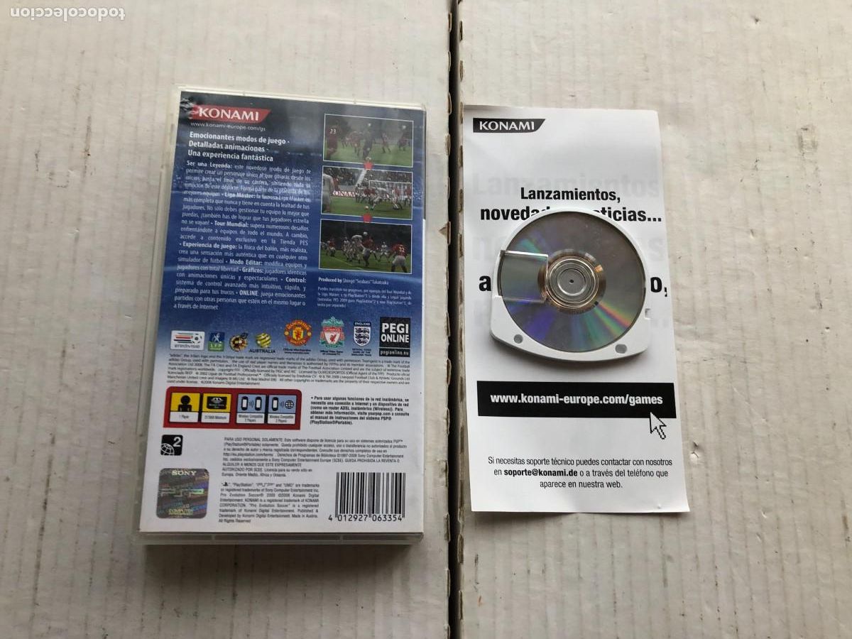 Videojuegos y consolas: PRO EVOLUTION SOCCER 2098 PES - PSP KREATEN - Foto 2