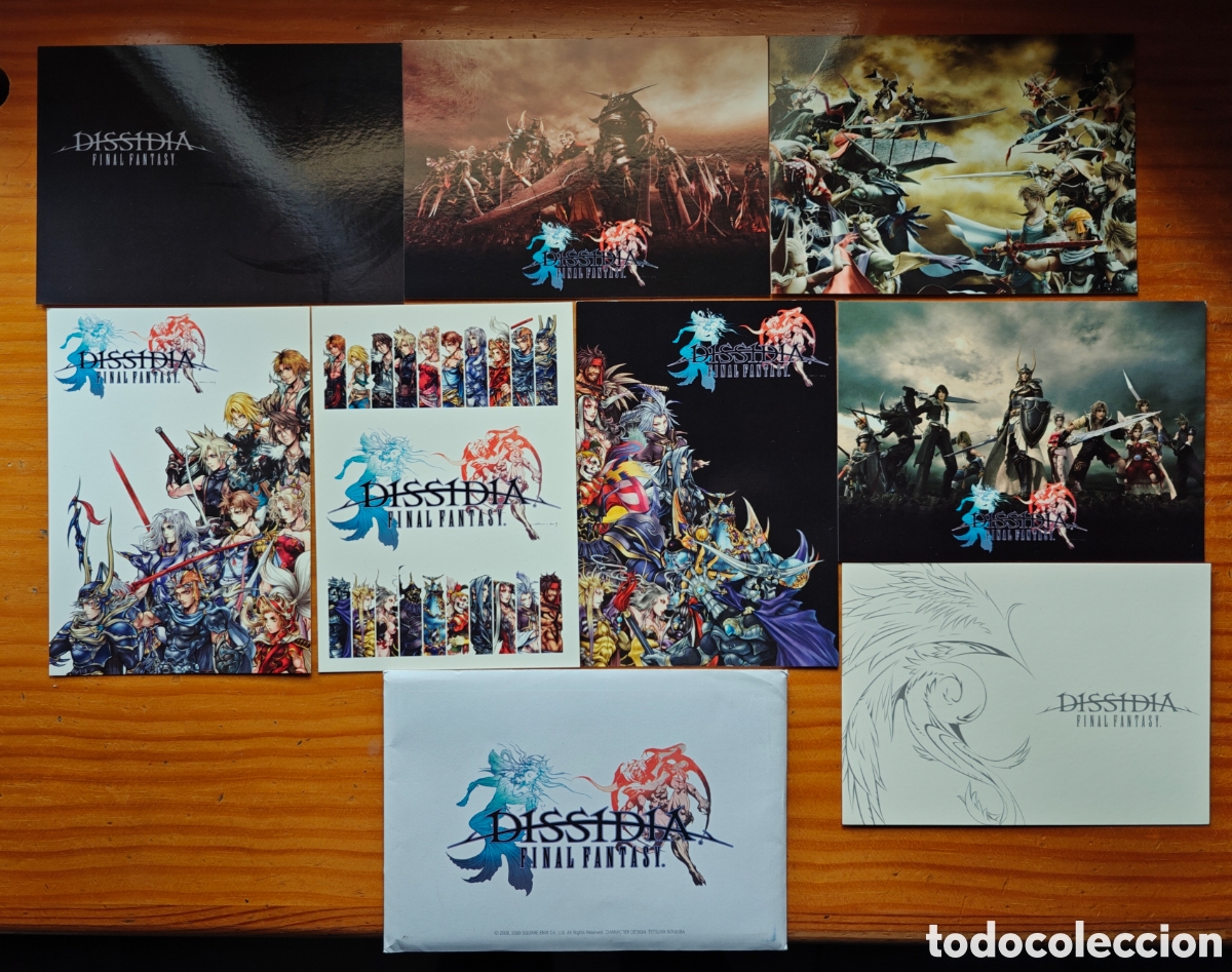 Videojuegos y consolas: Dissidia Final Fantasy PSP Postales promocionales - Foto 1