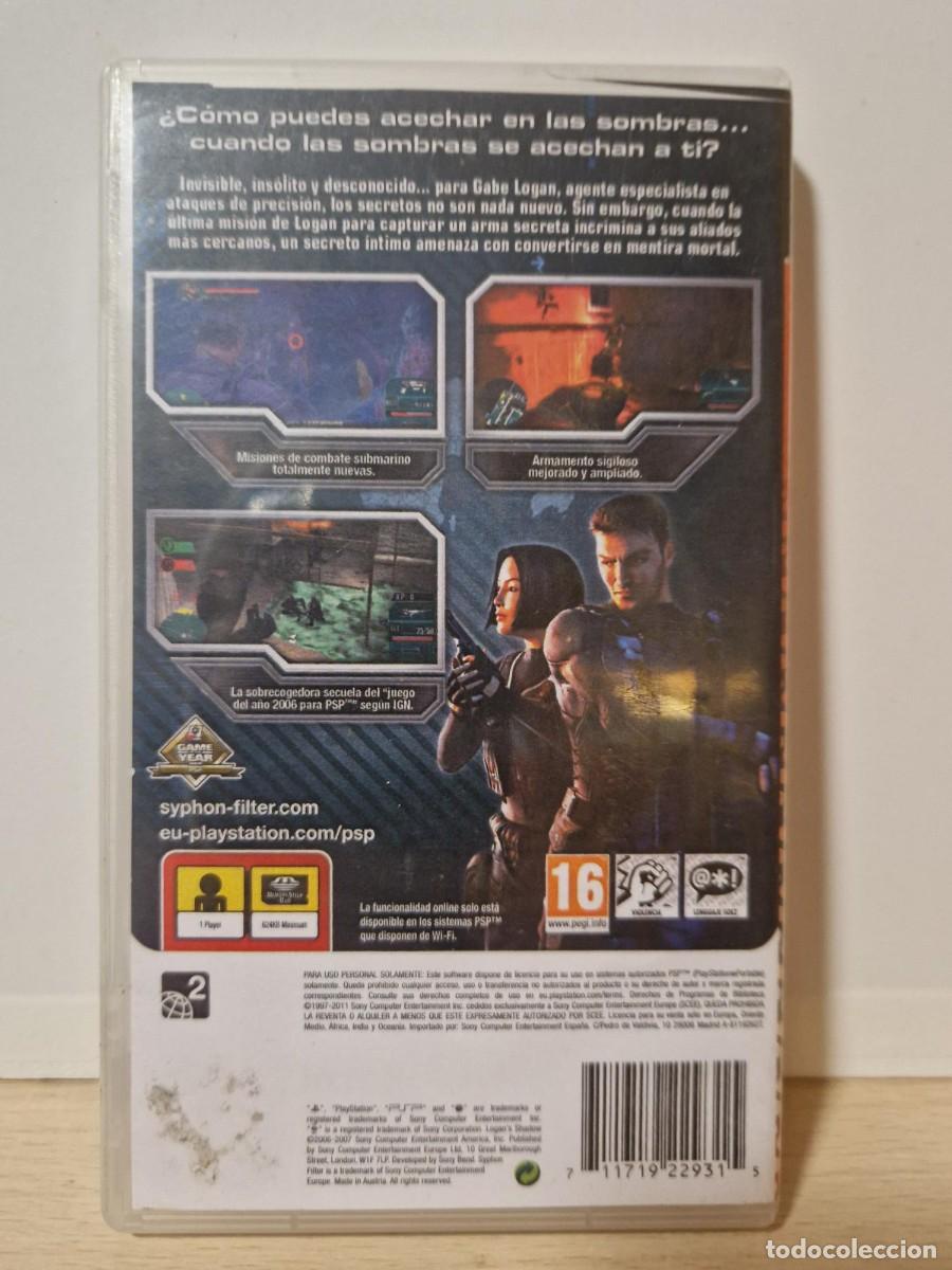 Videojuegos y consolas: Syphon Filter Logans Shadow Essentials PSP &rdquo;UMD&rdquo; - Foto 2