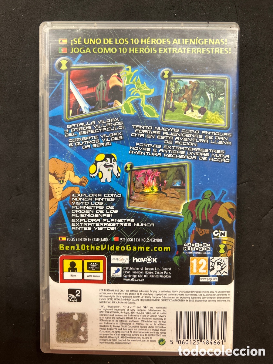 Videojuegos y consolas: PSP Ben 10 Al&iacute;en Forc&eacute; - Foto 2