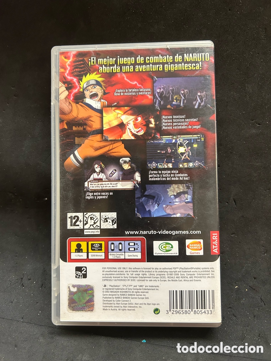 Videojuegos y consolas: PSP Naruto ult&iacute;mate ninja heroes 2 - Foto 3