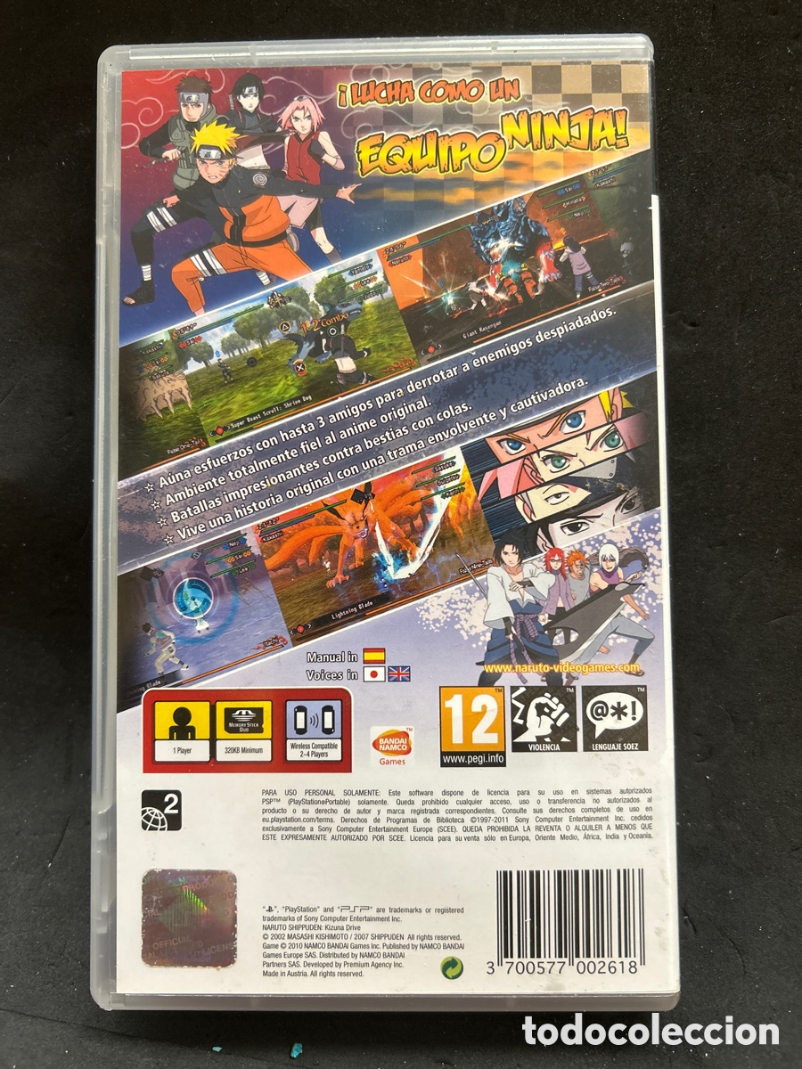 Videojuegos y consolas: PSP Naruto Kizuna Drive - Foto 3