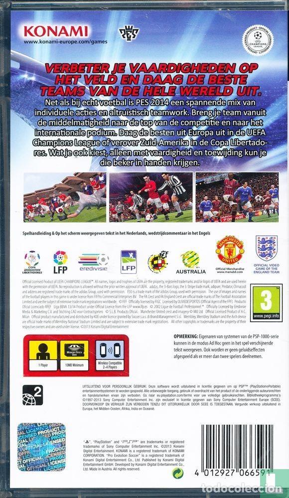 Videojuegos y consolas: PES Pro Evolution Soccer 2014 PSP - Foto 2