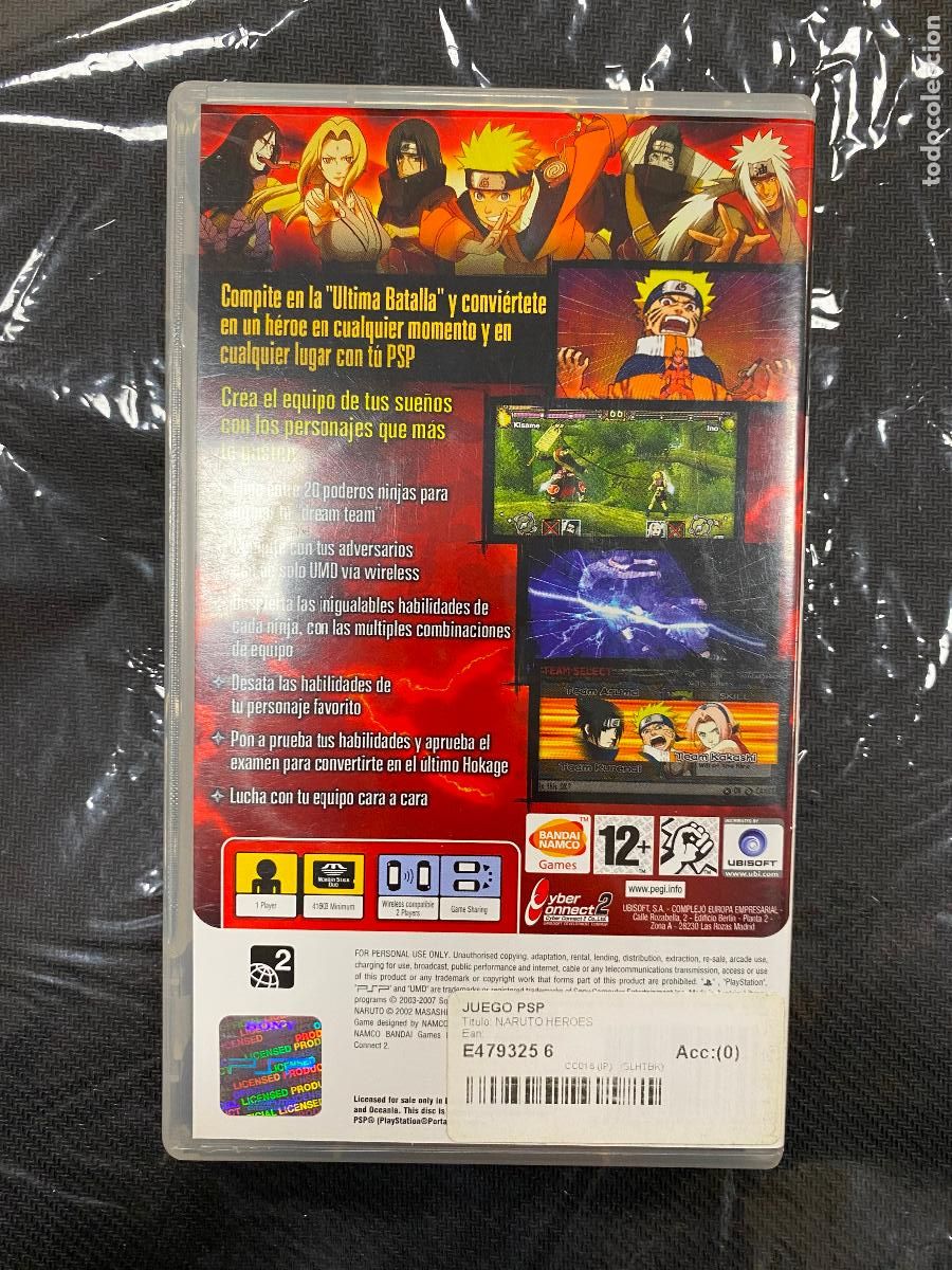 Videojuegos y consolas: NARUTO ULTIMATE NINJA HEROES SONY PSP - Foto 2