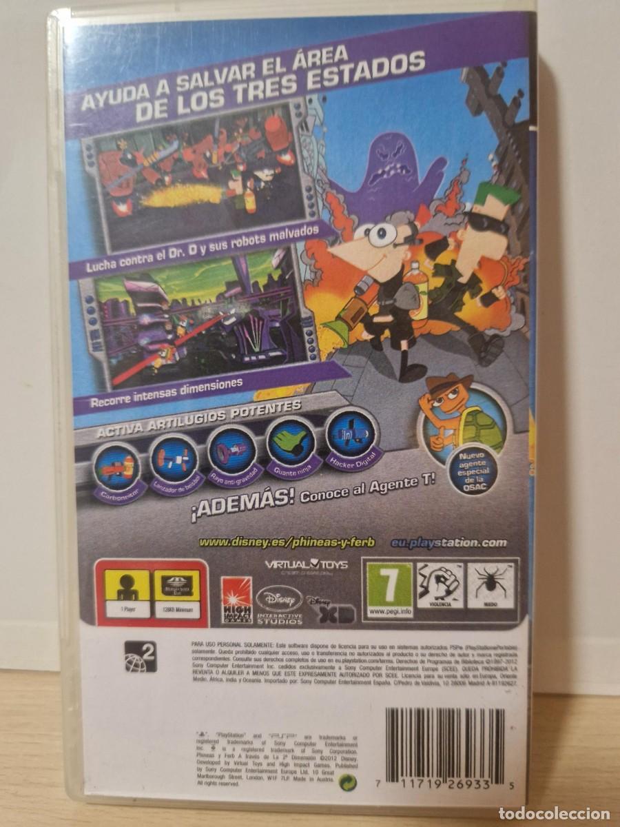 Videojuegos y consolas: Phineas y Ferb: A Trav&eacute;s de la 2&ordf; Dimensi&oacute;n PSP - Foto 3
