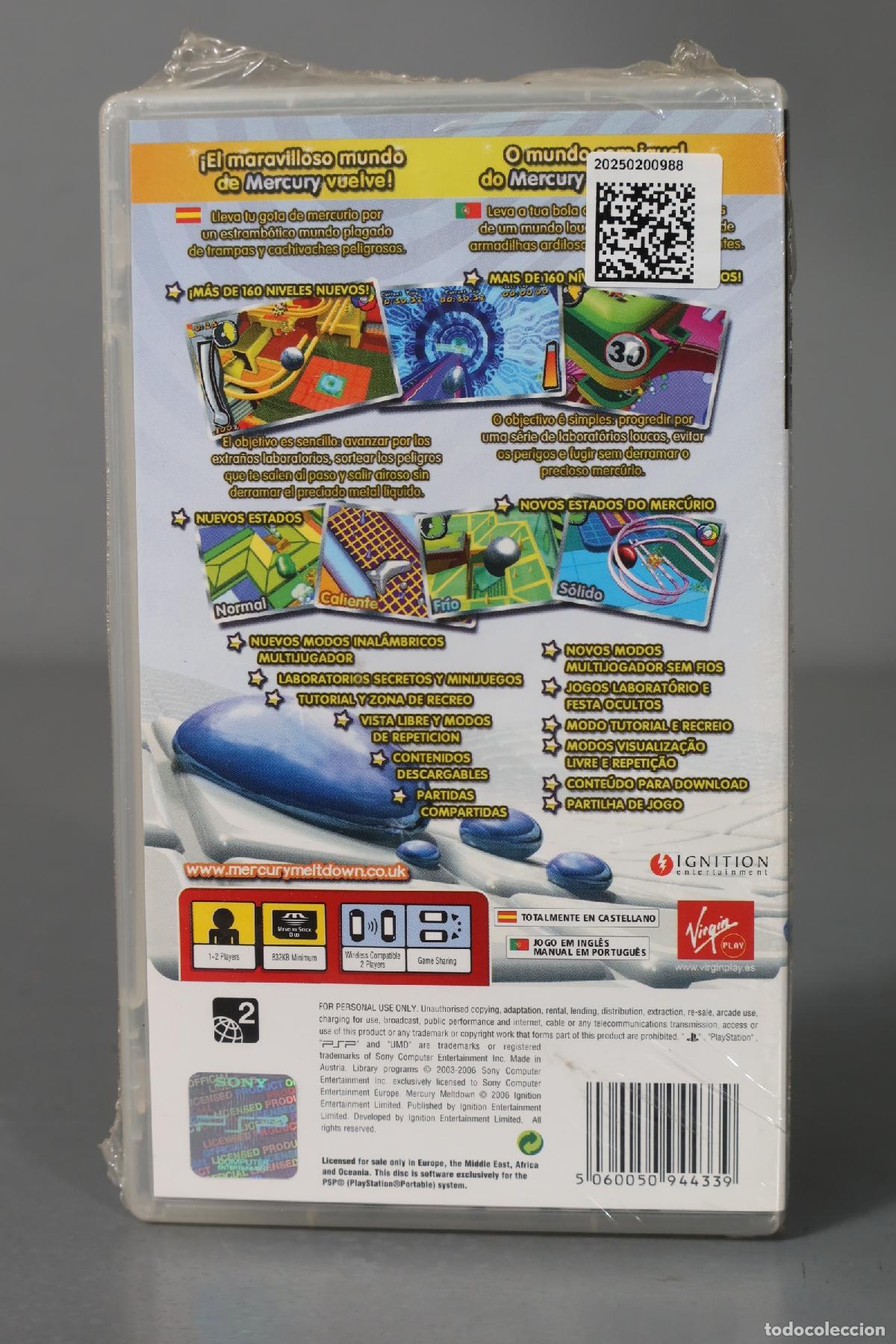 Videojuegos y consolas: PSP. Mercury Meltdown. PRECINTADO - Foto 2