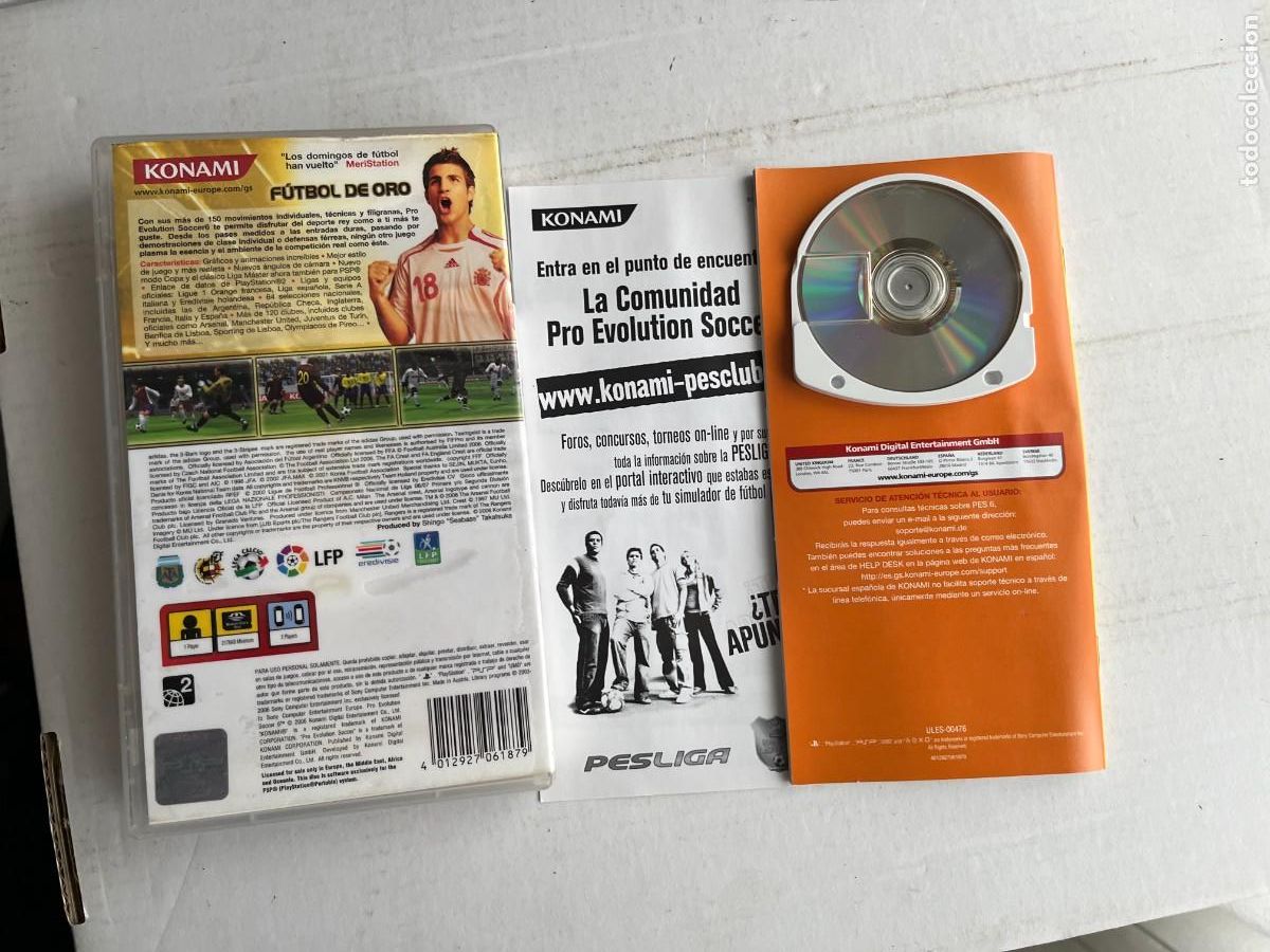 Videojuegos y consolas: PRO EVOLUTION SOCCER 6 PES - PSP KREATEN - Foto 2