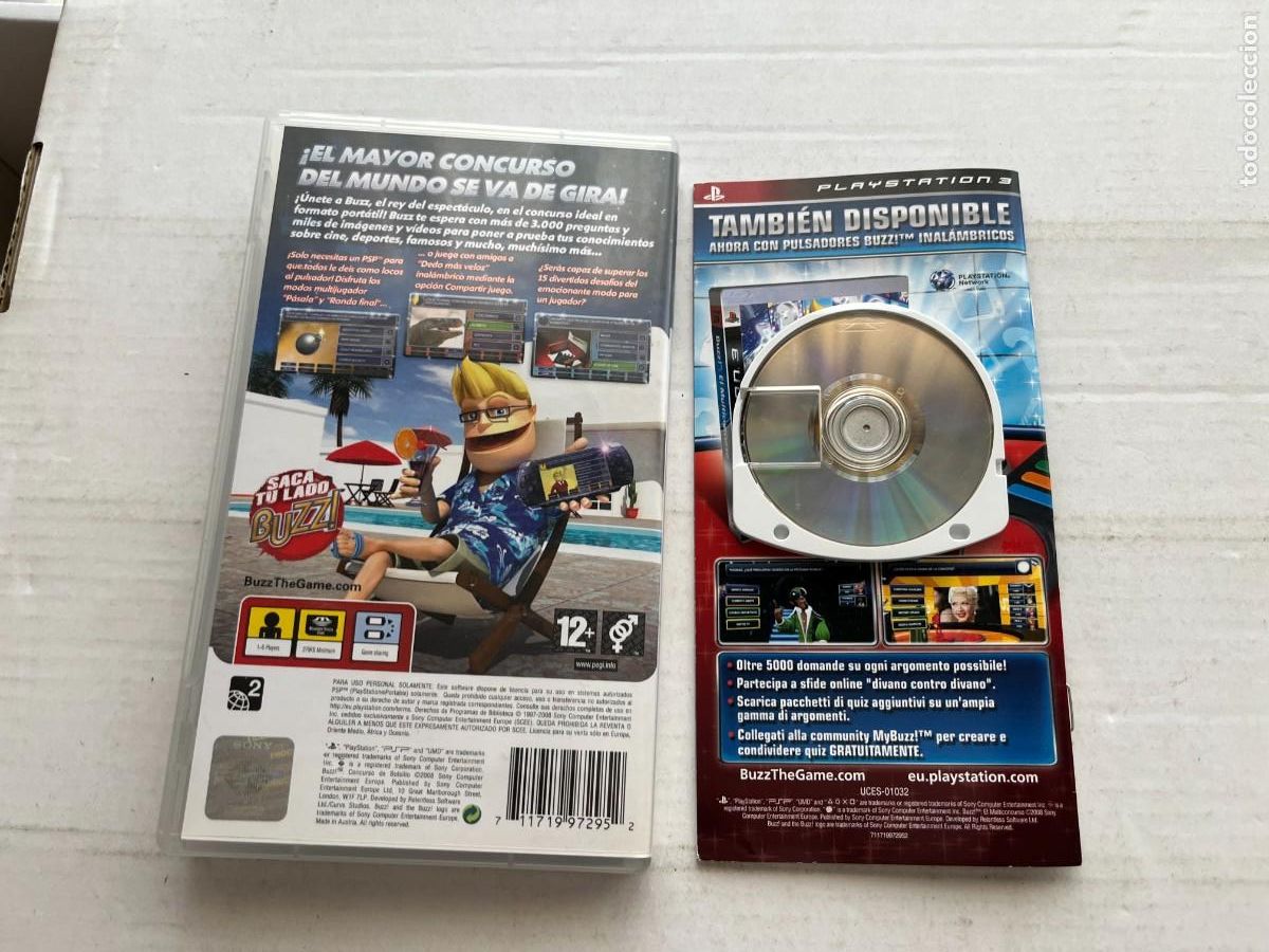Videojuegos y consolas: BUZZ CONCURSO DE BOLSILLO - PSP KREATEN - Foto 2