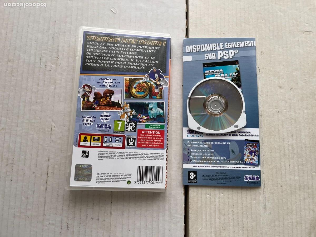 Videojuegos y consolas: SONIC RIVALS ESSENTIALS- PSP KREATEN BUNDLE - Foto 2