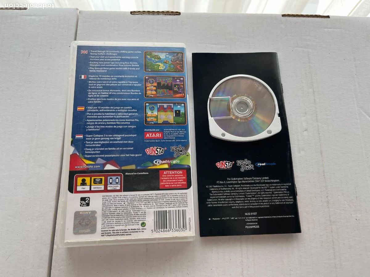 Videojuegos y consolas: SUPER COLLAPSE 3 PSP KREATEN . - Foto 2