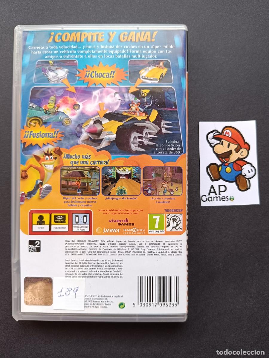 Videojuegos y consolas: Crash Tag Team Racing PSP - Foto 3