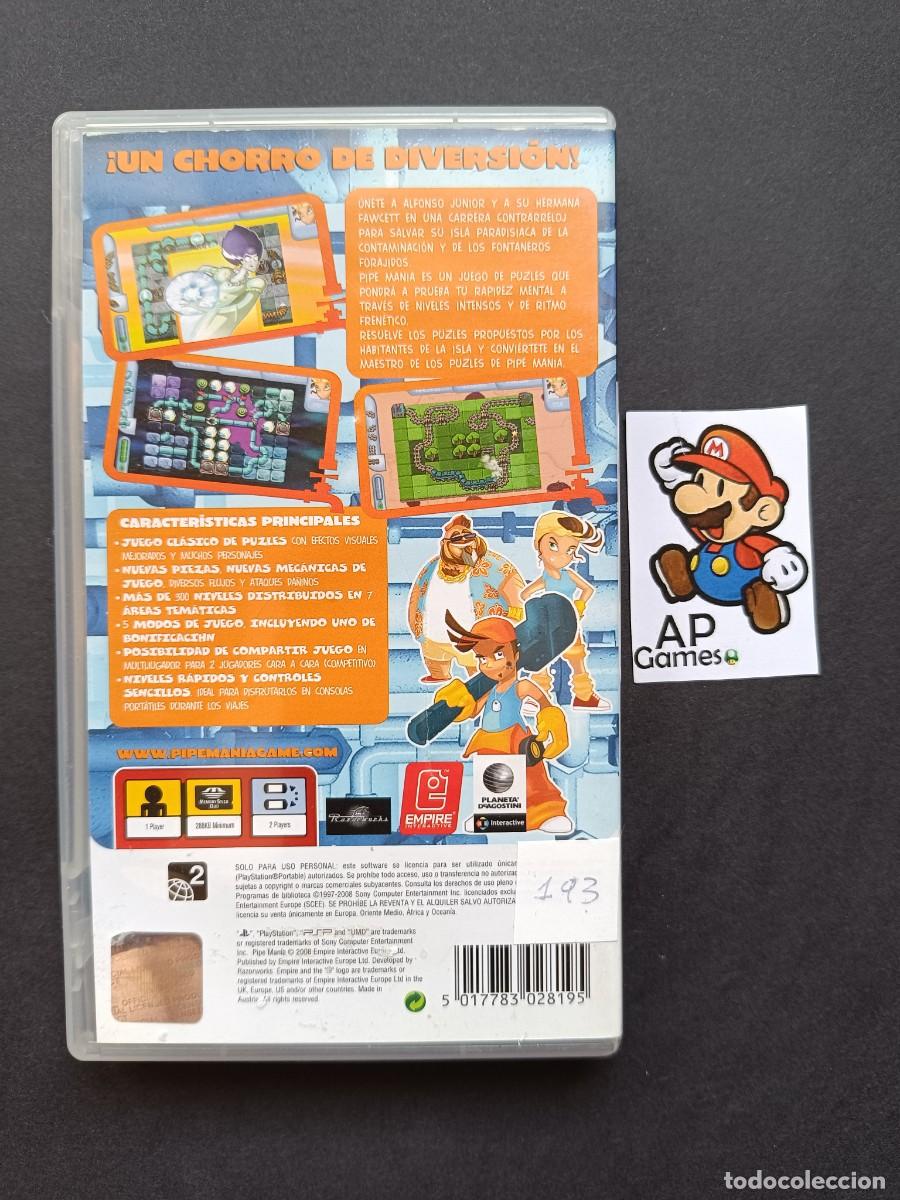 Videojuegos y consolas: Pipe Man&iacute;a Playstation PSP - Foto 3