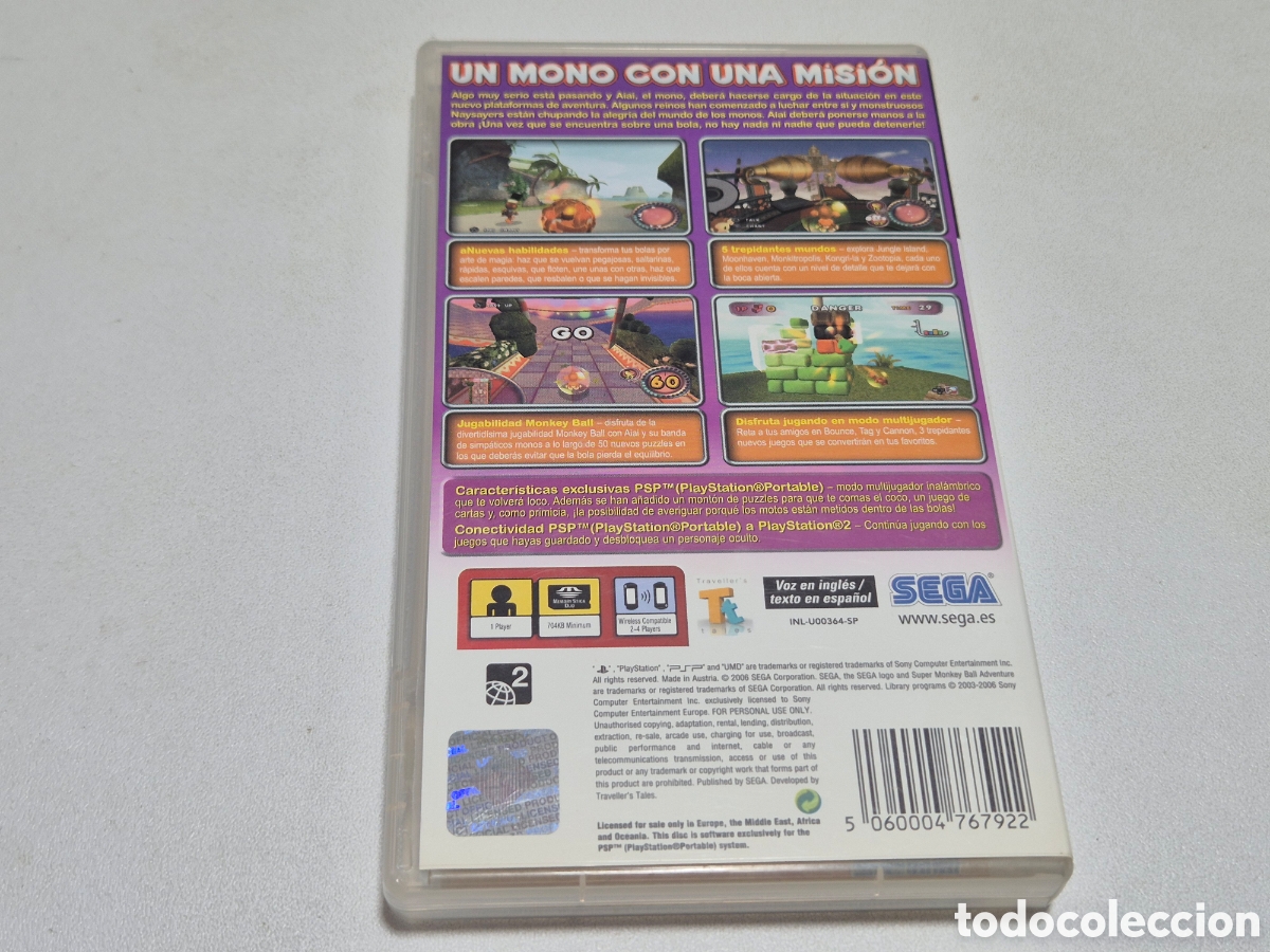 Videojuegos y consolas: SUPER MONKEY BALL ADVENTURE - Foto 2