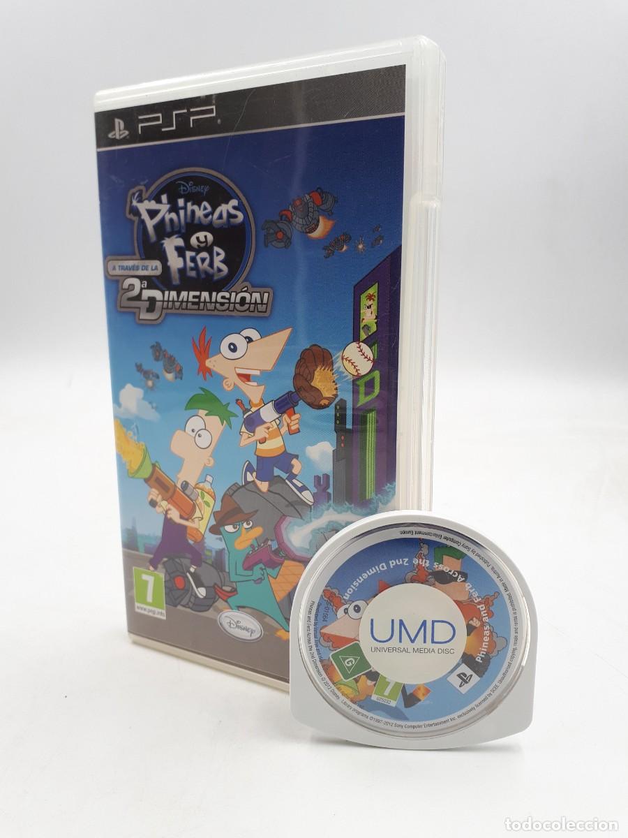 Videojuegos y consolas: ⭐ Juego Phineas y Ferb a trav&eacute;s de la 2&ordf; Dimensi&oacute;n Sony PSP Pal Espa&ntilde;a - Foto 4