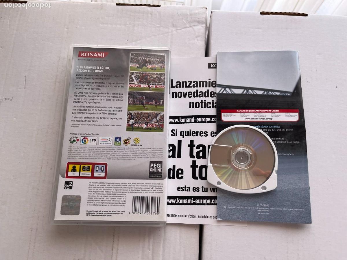 Videojuegos y consolas: PRO EVOLUTION SOCCER 2008 PES- PSP KREATEN - Foto 2