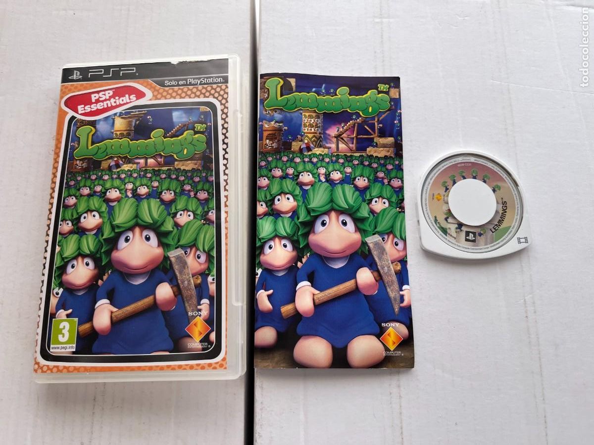 Videojuegos y consolas: LEMMINGS ESSENTIALS - PSP KREATEN - Foto 1