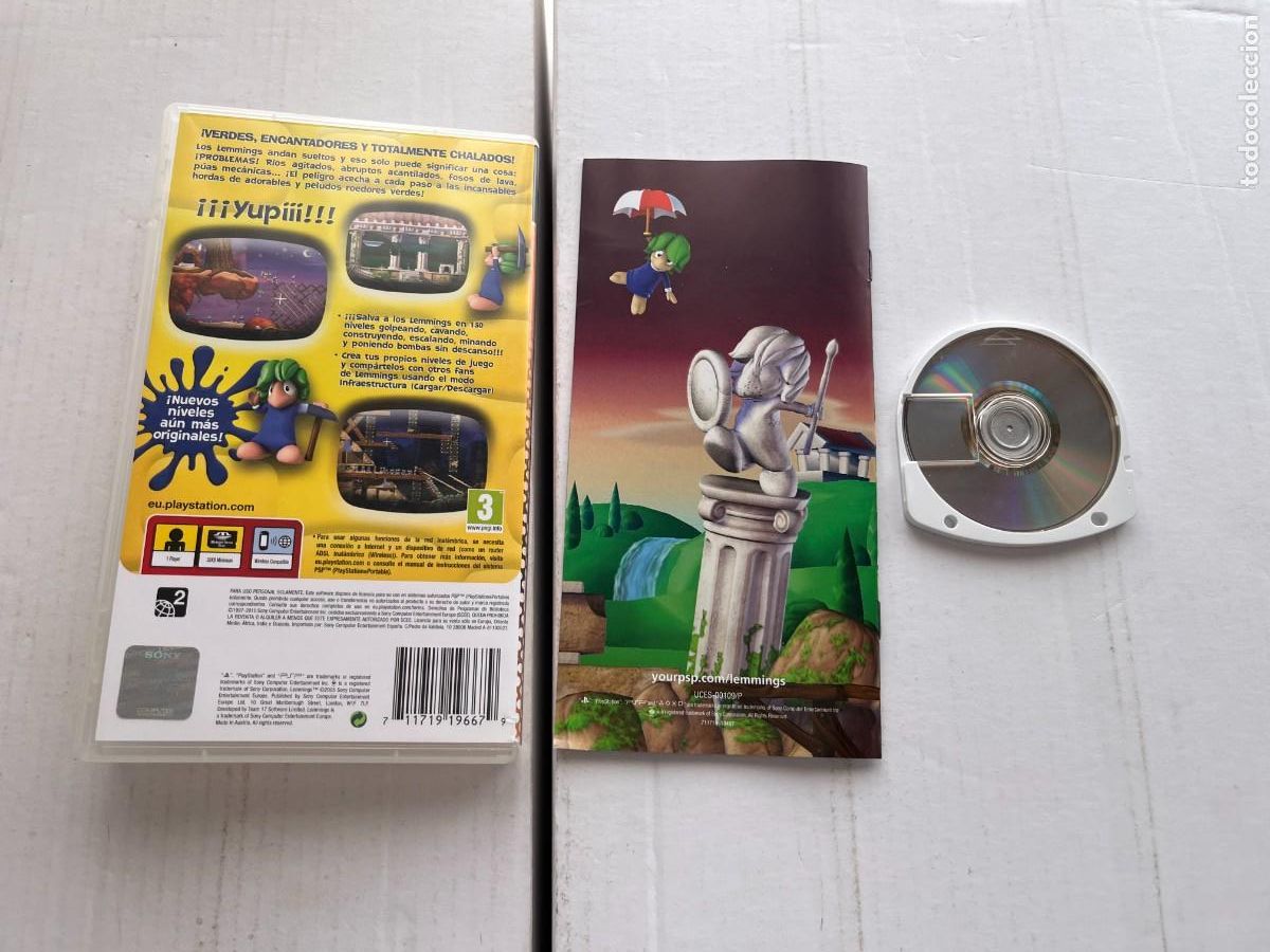 Videojuegos y consolas: LEMMINGS ESSENTIALS - PSP KREATEN - Foto 2