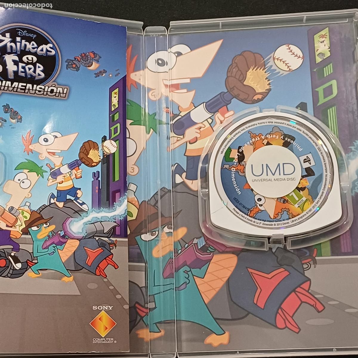 Videojuegos y consolas: PHINEAS Y FERB A TRAVES DE LA 2&ordf; DIMENSION/PSP. - Foto 2