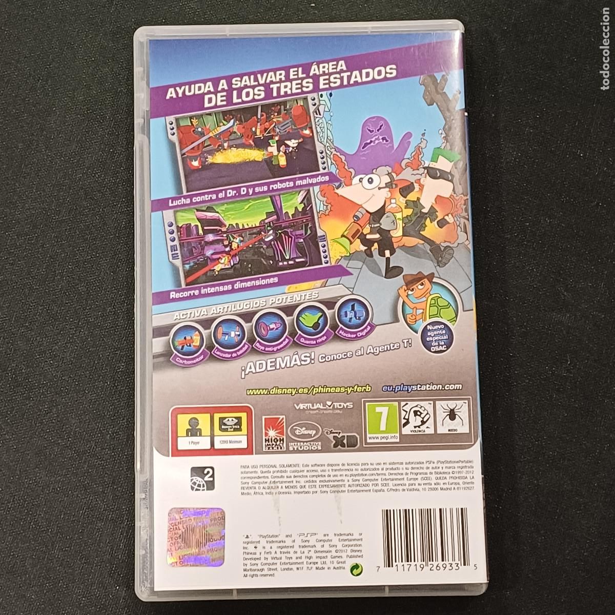 Videojuegos y consolas: PHINEAS Y FERB A TRAVES DE LA 2&ordf; DIMENSION/PSP. - Foto 3