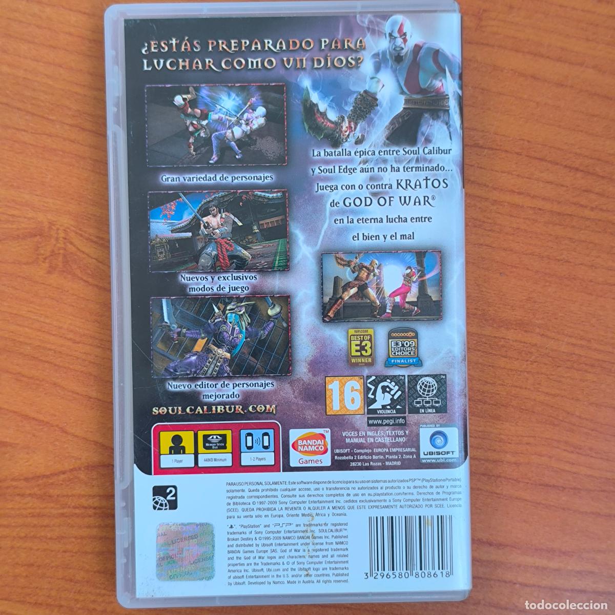 Videojuegos y consolas: SOUL CALIBUR BROKEN DESTINY PSP - Foto 2