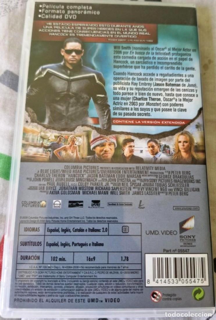 Videojuegos y consolas: HANCOCK - SONY PSP - UMD - WILL SMITH - PELICULA - Foto 2