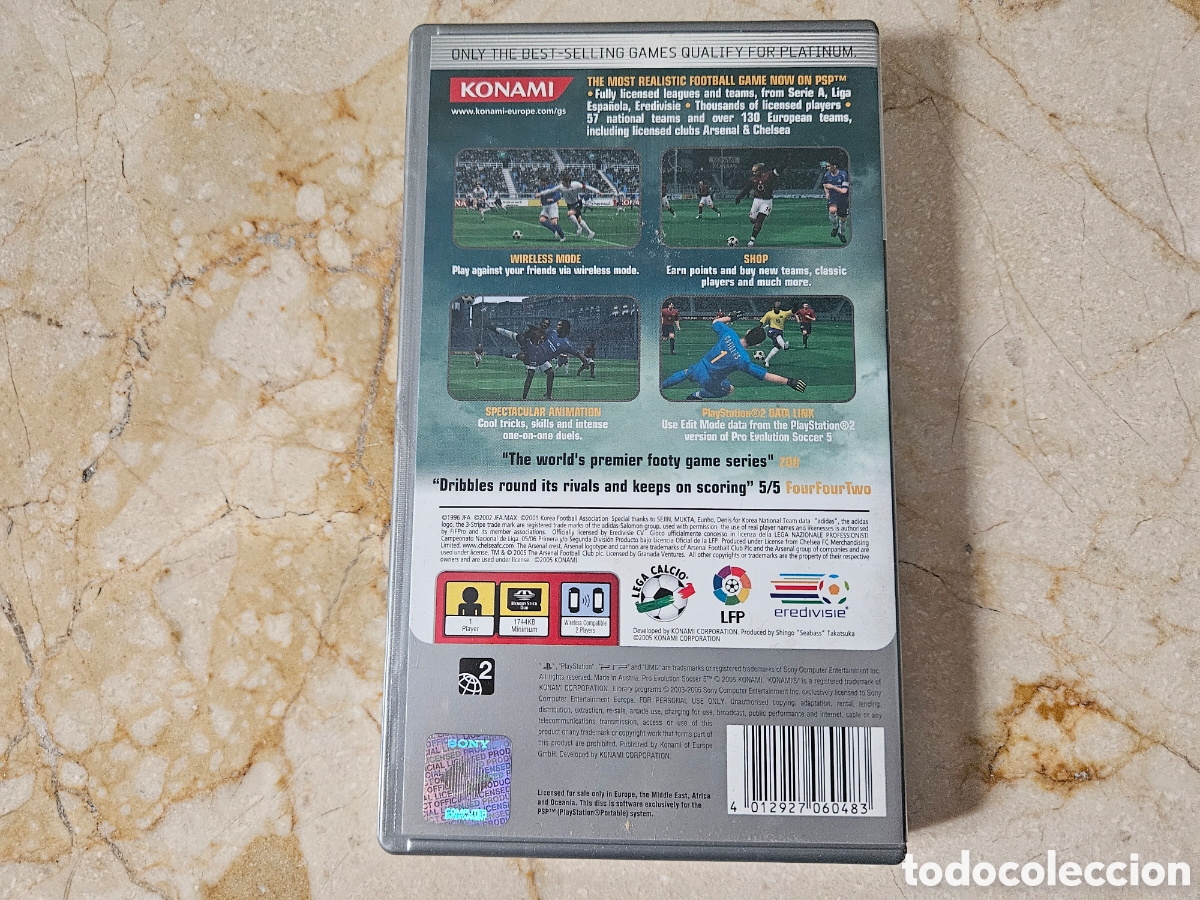 Videojuegos y consolas: Sony psp juego pro evolution soccer 5 - Foto 3