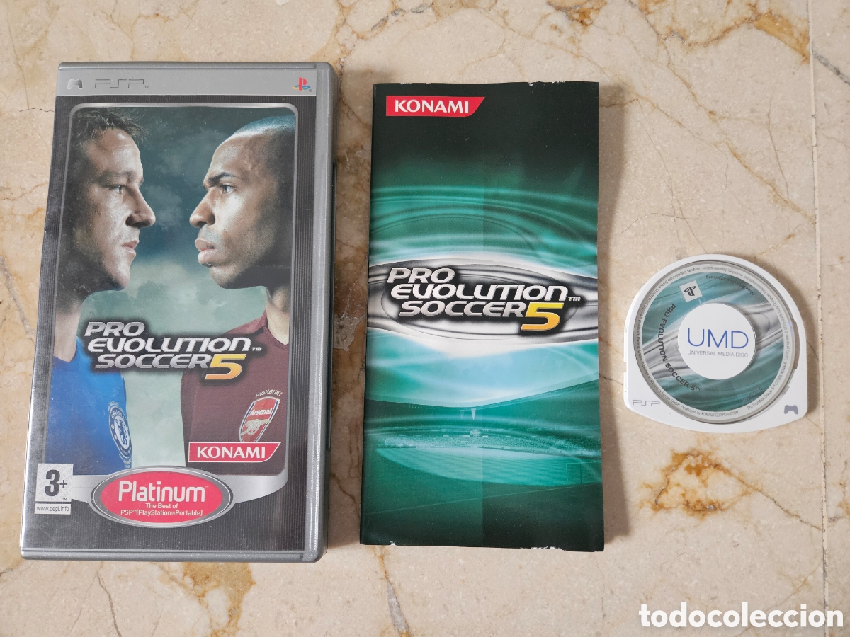Videojuegos y consolas: Sony psp juego pro evolution soccer 5 - Foto 1