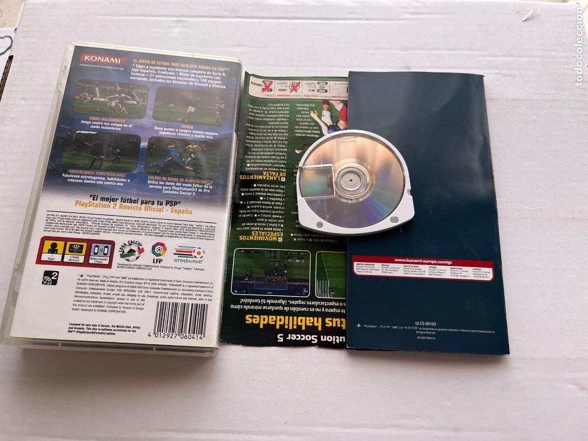 Videojuegos y consolas: pro evolution soccer 5 pes - PSP KREATEN - Foto 2