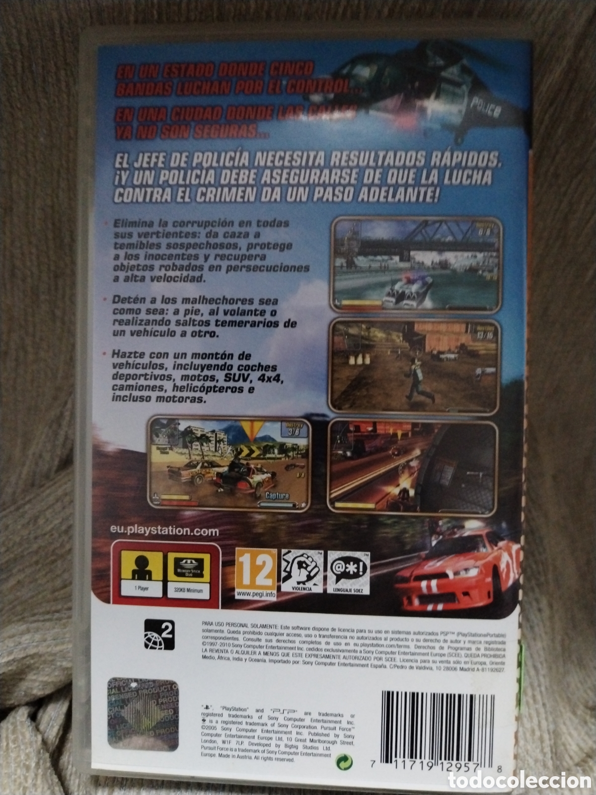 Videojuegos y consolas: Pursuit Force. Psp. Completo - Foto 2