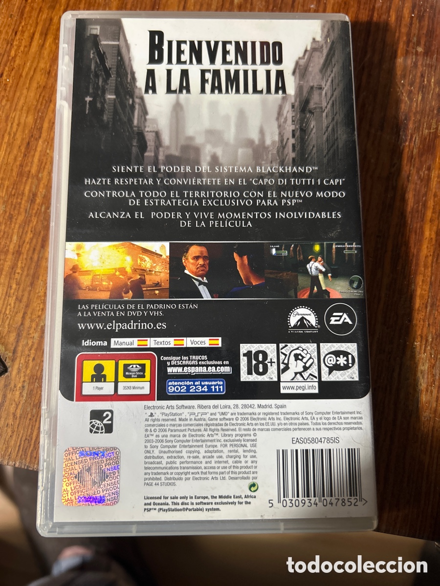 Videojuegos y consolas: El padrino juego psp. - Foto 2