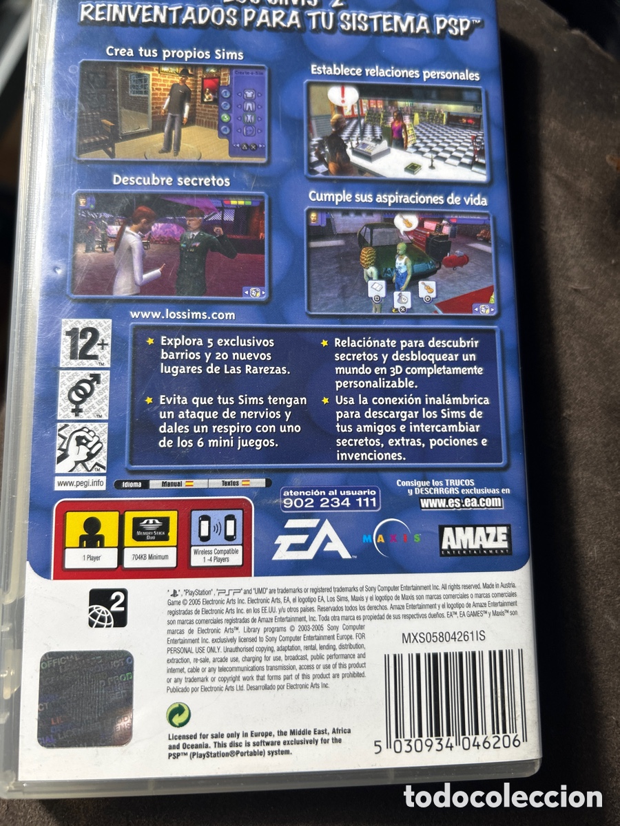 Videojuegos y consolas: Los sims 2. Juego de PSP - Foto 2