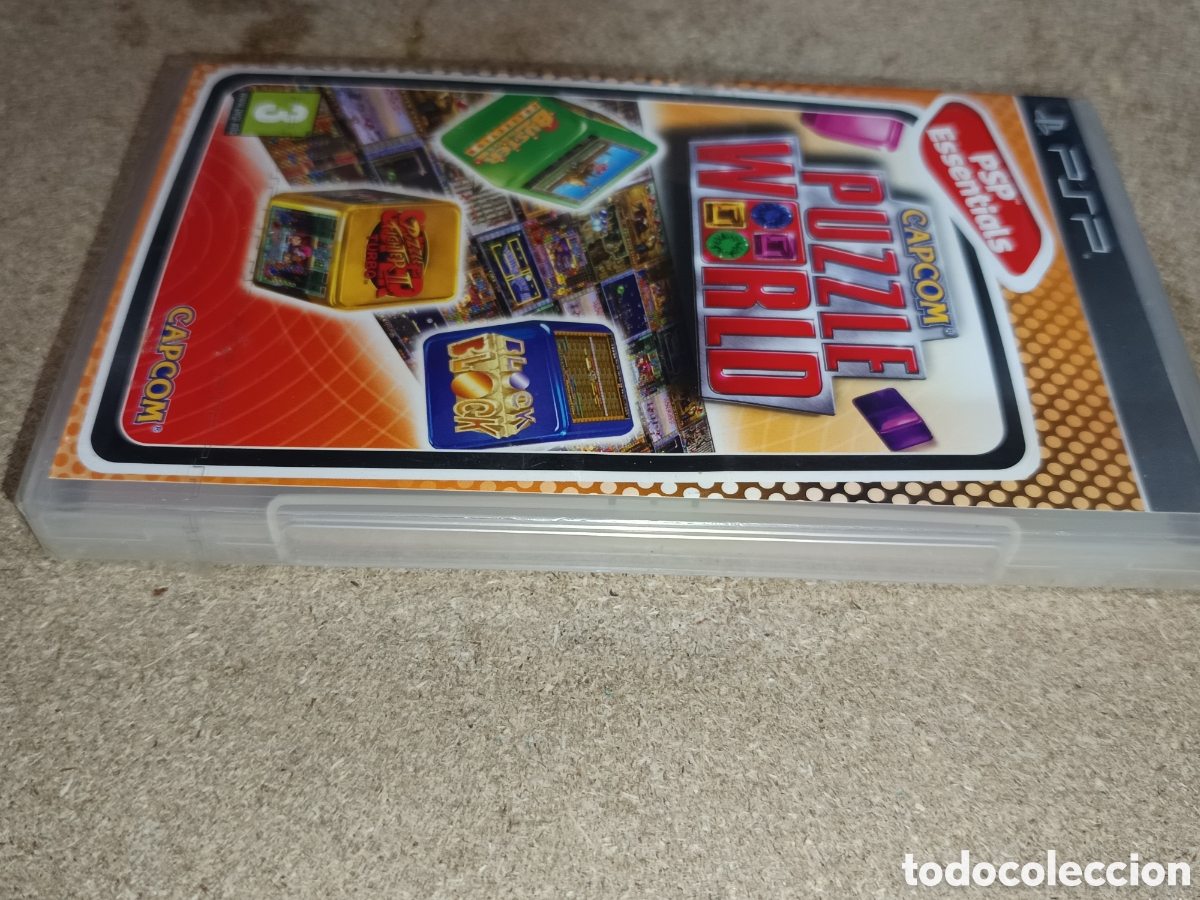 Videojuegos y consolas: PSP CAPCOM PUZZLE WORLD ESSENTIALS PAL ESP NUEVO - Foto 3
