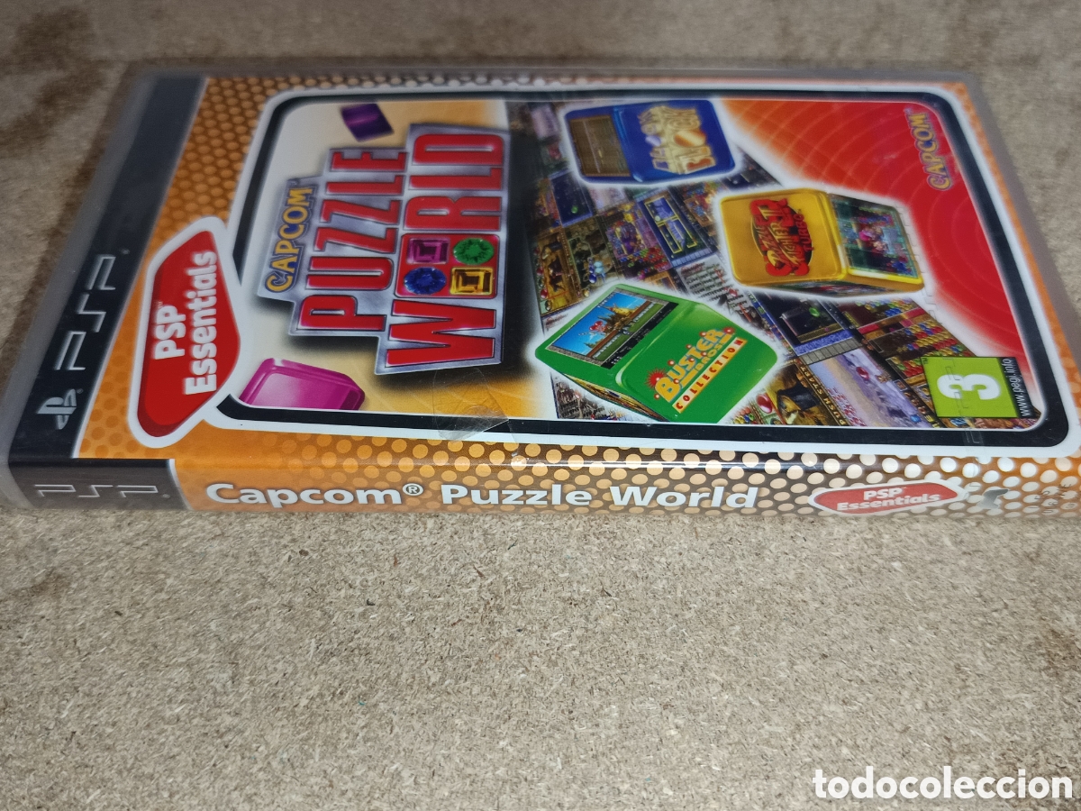 Videojuegos y consolas: PSP CAPCOM PUZZLE WORLD ESSENTIALS PAL ESP NUEVO - Foto 5