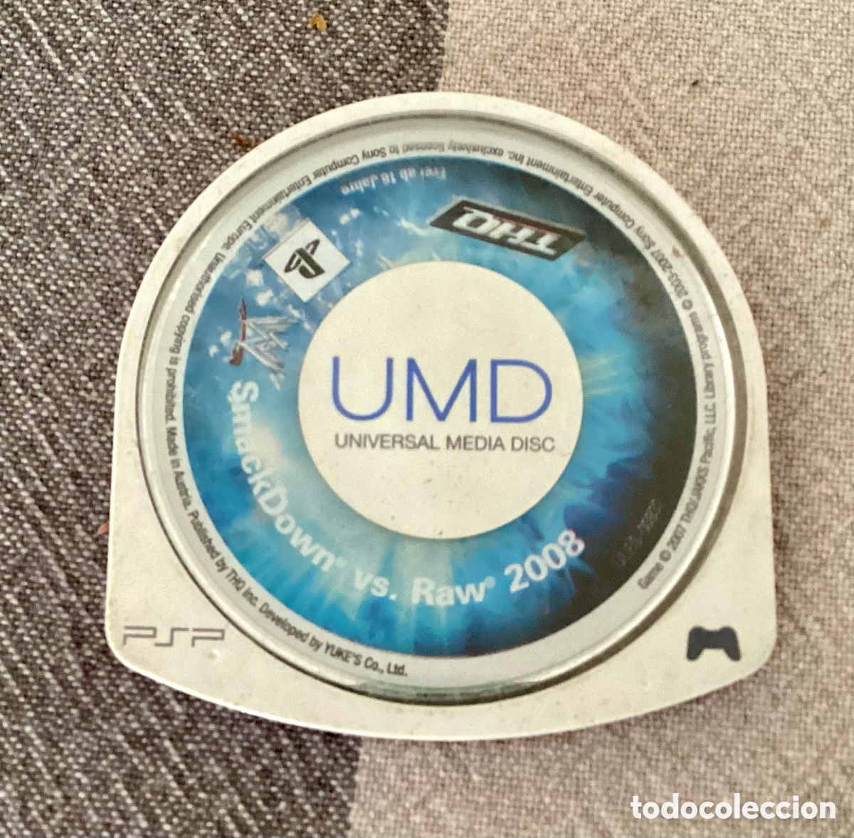 Videojuegos y consolas: Disco PSP SmackDown vs. Raw 2008 - Foto 1