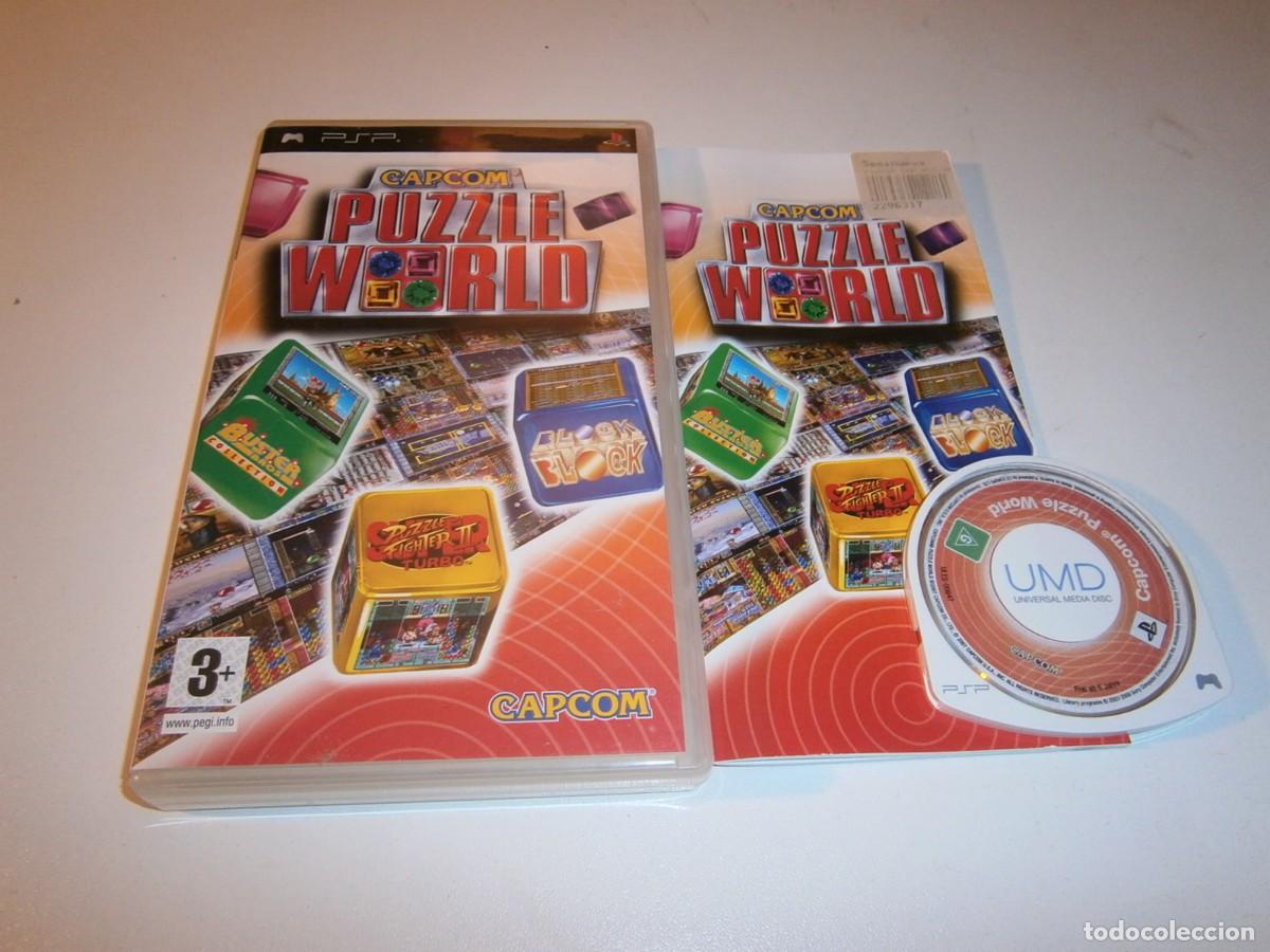 Videojuegos y consolas: CAPCOM PUZZLE WORLD PLAYSTATION PSP - Foto 1