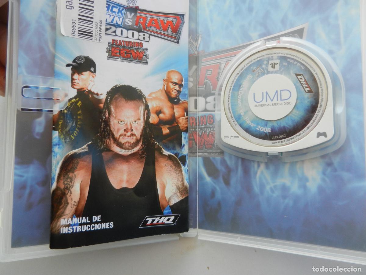 Videojuegos y consolas: SMACK DOWN VS RAW -2008- PSP VIDEOJUEGO - Foto 2