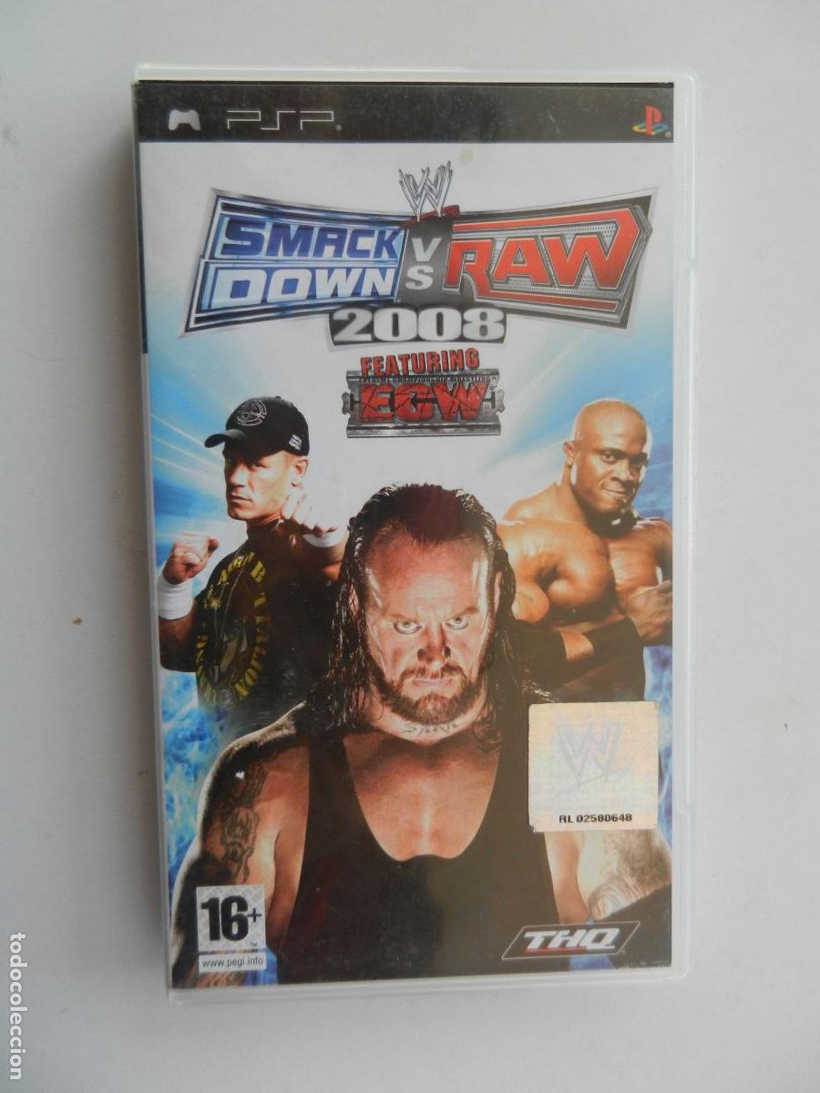Videojuegos y consolas: SMACK DOWN VS RAW -2008- PSP VIDEOJUEGO - Foto 1