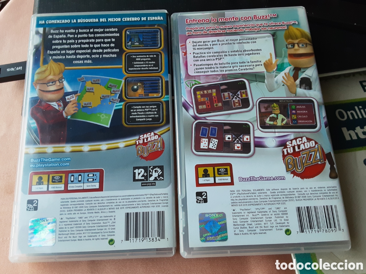 Videojuegos y consolas: BUZZI. 2 Juegos de la PSP de Sony - Foto 2