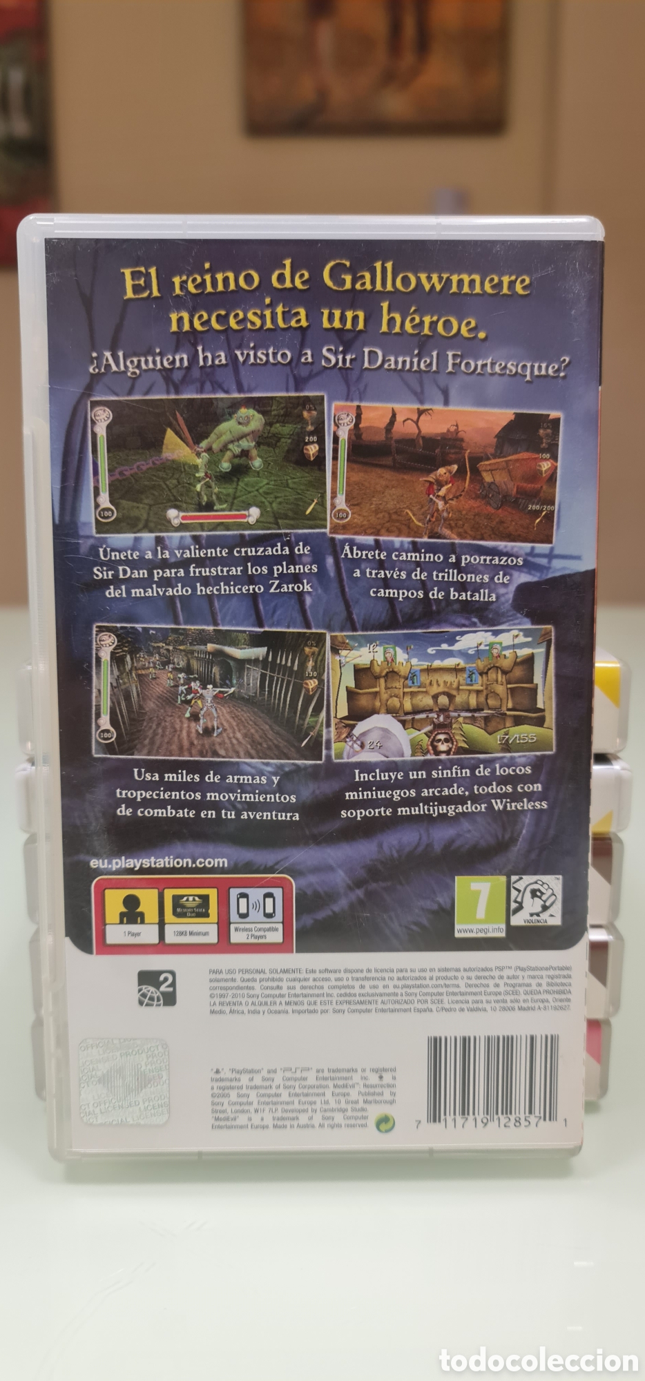Videojuegos y consolas: Medievil Resurrection PSP PAL Espa&ntilde;a - Foto 3