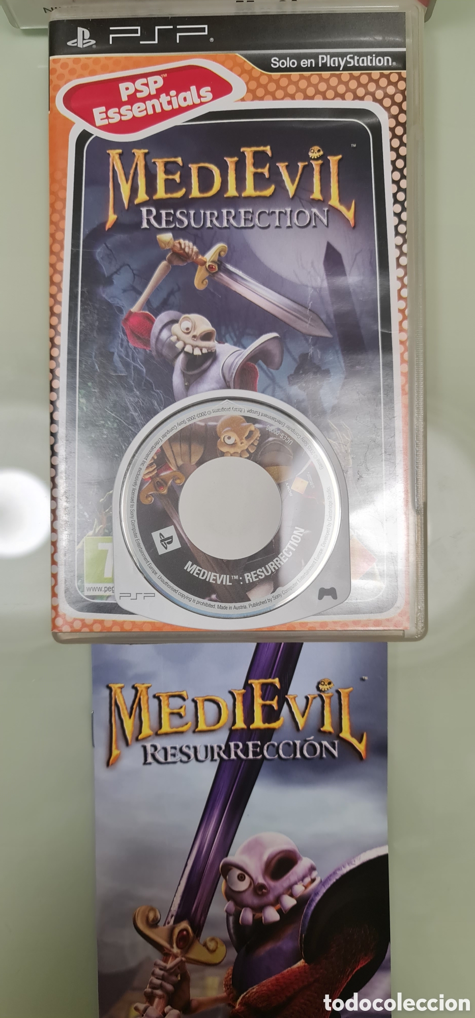 Videojuegos y consolas: Medievil Resurrection PSP PAL Espa&ntilde;a - Foto 7