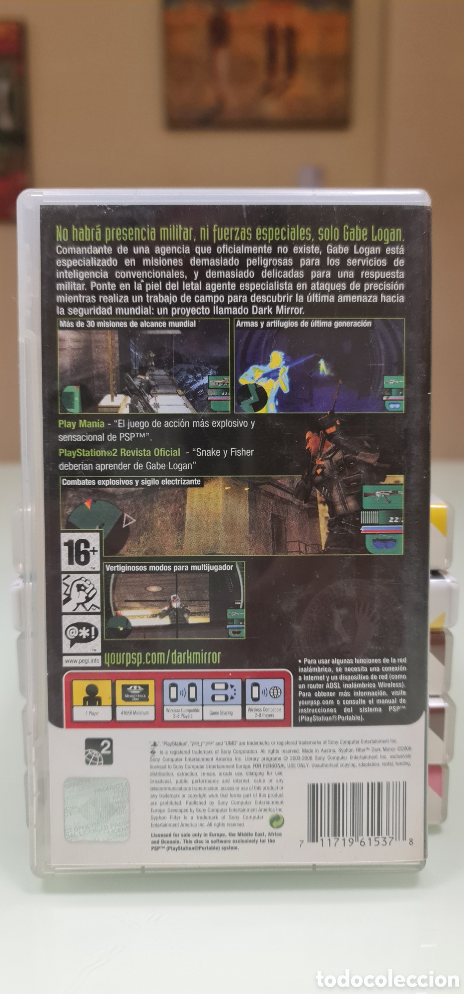 Videojuegos y consolas: Syphon Filter Dark Mirror PSP Pal Espa&ntilde;a - Foto 3