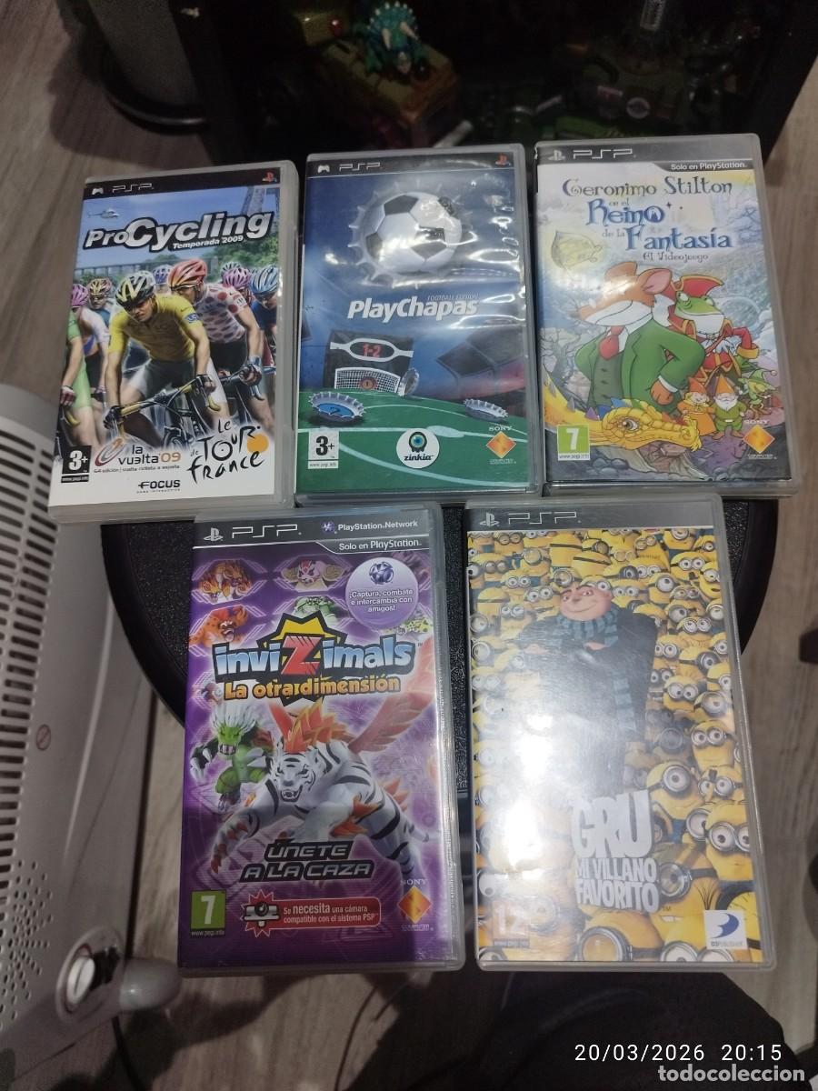 Videojuegos y consolas: Lote 5 Juegos Psp videoconsolas - Foto 1