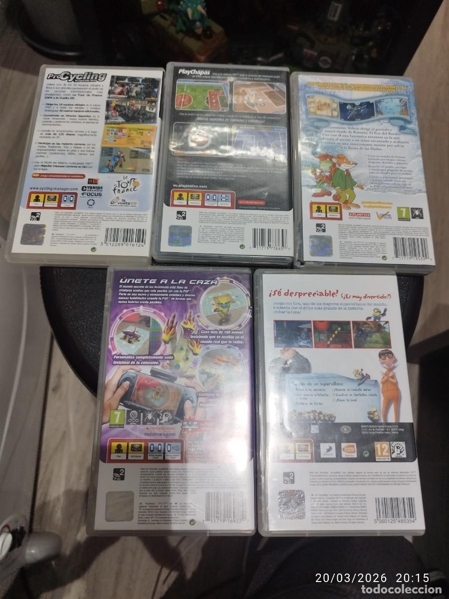 Videojuegos y consolas: Lote 5 Juegos Psp videoconsolas - Foto 2