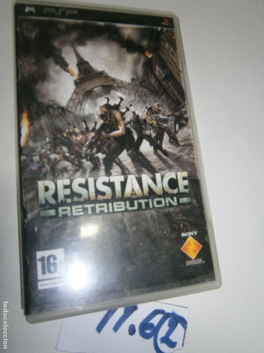 Videojuegos y consolas: ANTIGUO JUEGO PSP - RESITANCE: RETRIBUTION - Foto 1